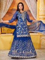 blue salwar suit
